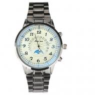 Наручные часы Часы наручные кварцевые мужские "Kanima", дискретный ход, ремешок 8 и 10 х 2 см, d-4.2 см, мультиколор Top Market
