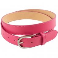 Ремень , натуральная кожа, металл, подарочная упаковка, для женщин, размер one size, длина 110 см., розовый Sefaro