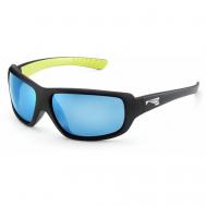 Солнцезащитные очки , прямоугольные, спортивные, ударопрочные, поляризационные, с защитой от УФ, устойчивые к появлению царапин, черный LiP Sunglasses