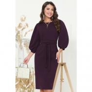 Платье , размер 54, фиолетовый DSTrend