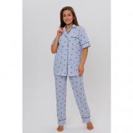 Пижама , размер 46, голубой Modellini