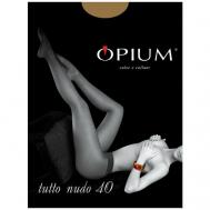 Колготки   Tutto Nudo, 40 den, размер 4, бежевый Opium