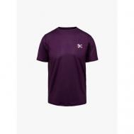Беговая футболка , силуэт прямой, воздухопроницаемая, размер 50, фиолетовый District Vision