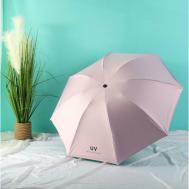 Смарт-зонт , полуавтомат, 3 сложения, купол 98 см., 8 спиц, для женщин, розовый JT