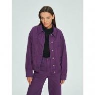 Джинсовая куртка  , размер L, фиолетовый Velocity