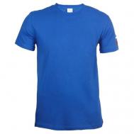 Футболка , хлопок, размер 46, синий МБМ Текстиль