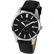 Наручные часы  Classic, черный, серебряный Jacques Lemans