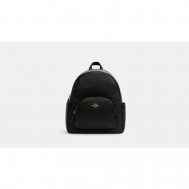 Рюкзак , натуральная кожа, внутренний карман, регулируемый ремень, черный Coach