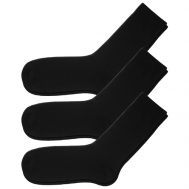 Носки , 3 пары, размер 39, черный AKAR