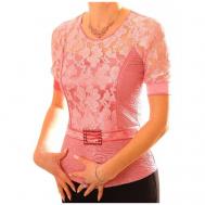 Блуза  , размер L, розовый TheDistinctive