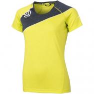Беговая футболка , силуэт прямой, размер XS, желтый TERNUA