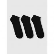 Носки , 3 пары, размер S INT, черный United Colors of Benetton