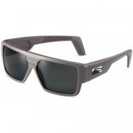 Солнцезащитные очки , квадратные, спортивные, ударопрочные, поляризационные, с защитой от УФ, устойчивые к появлению царапин, серый LiP Sunglasses