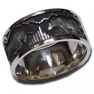 Перстень , серебро, 925 проба, чернение, размер 21 Tutushkin Jeweler