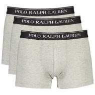 Комплект трусов боксеры , средняя посадка, размер M, серый, 3 шт. Polo Ralph Lauren