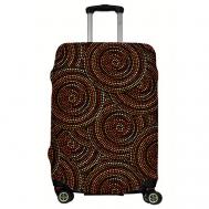 Чехол для чемодана , размер S, бежевый, коричневый LeJoy