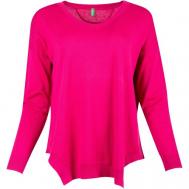 Пуловер , длинный рукав, размер M, розовый United Colors of Benetton