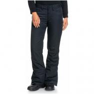 Горнолыжные брюки , подкладка, карманы, мембрана, утепленные, водонепроницаемые, размер S, черный Roxy