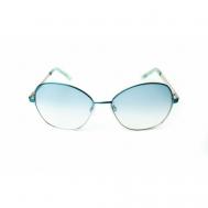 Солнцезащитные очки , бабочка, с защитой от УФ, градиентные, для женщин, голубой SWAROVSKI