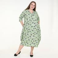 Платье , размер 64, зеленый ZOYA