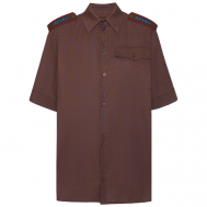 Рубашка , размер M, коричневый Outlaw Moscow