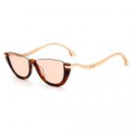 Солнцезащитные очки , прямоугольные, оправа: пластик, для женщин, коричневый Jimmy Choo