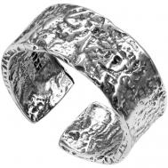 Кольцо  серебро, 925 проба, чернение, безразмерное, серебряный Самородок