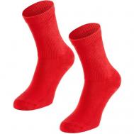 Носки , 2 пары, размер 43-46, красный Norfolk