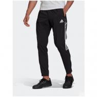 брюки для фитнеса , карманы, размер XXL, черный Adidas
