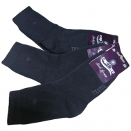 Мужские носки , махровые, вязаные, размер 25, черный САРТЭКС