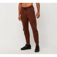 Беговые брюки  Tech Fleece, размер M, коричневый Nike
