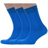 Мужские носки , 3 пары, размер 25-27, синий Носкофф