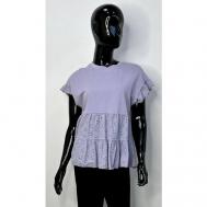 Блуза , размер 44-46, фиолетовый FRIZZANTE