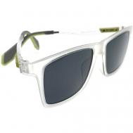Солнцезащитные очки , прямоугольные, оправа: пластик, спортивные, поляризационные, с защитой от УФ, бесцветный Smakhtin'S eyewear & accessories