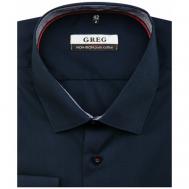 Рубашка , размер 174-184/42, синий Greg