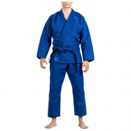 Кимоно  для джиу-джитсу  без пояса, размер A0, синий Grips Athletics