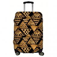 Чехол для чемодана , размер M, черный, желтый LeJoy
