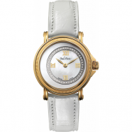 Наручные часы  женские, кварцевые, бриллиант, белый Paul Picot