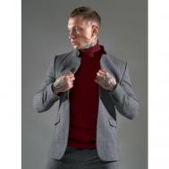 Костюм , пиджак и брюки, классический стиль, полуприлегающий силуэт, размер 46, серый Melskos