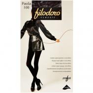 Колготки   Classic Paola, 100 den, размер 3, черный FILODORO