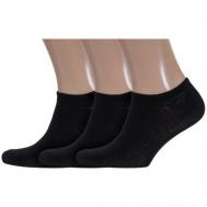 Мужские носки , 3 пары, размер 29-31, черный Васiлiна
