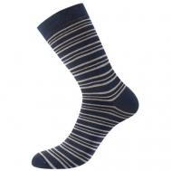Мужские носки , 1 пара, классические, нескользящие, размер 45-47, синий OMSA