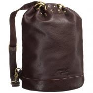 Рюкзак торба , фактура рельефная, коричневый Dr.Koffer