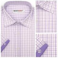 Рубашка , размер 39, фиолетовый Westhero