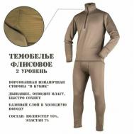 Комплект термобелья , флис, размер 58/ 182-188, хаки Российский производитель