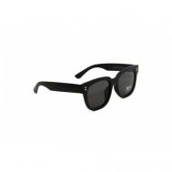 Солнцезащитные очки , прямоугольные, с защитой от УФ, черный Evaa