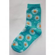 Женские носки , подарочная упаковка, нескользящие, на Новый год, фантазийные, размер 36-44, голубой FRIDA