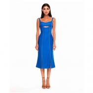 Платье , размер 44(M), голубой, синий BUBLIKAIM