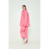куртка-рубашка   демисезонная, стеганая, размер M-L, розовый Alexandra Talalay