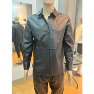 Рубашка , размер XL, черный Massimo Dutti